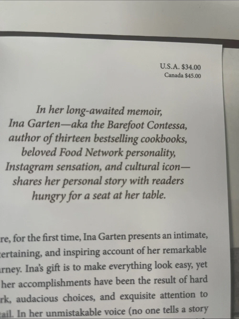 Be Ready When the Luck Happens book by Ina Garten